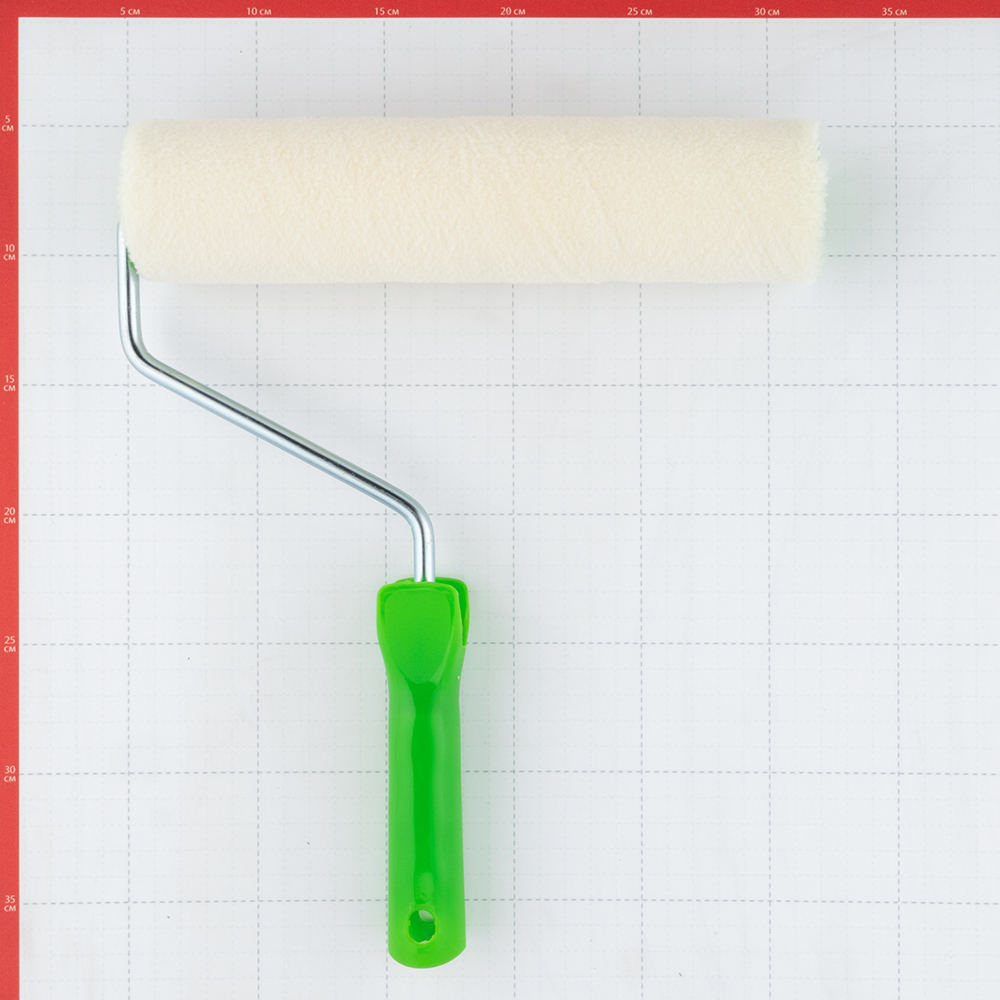 Валик велюр 250 мм стержень 8 мм d42 мм ворс 4 мм для алкидной основы с ручкой Wenzo Siena