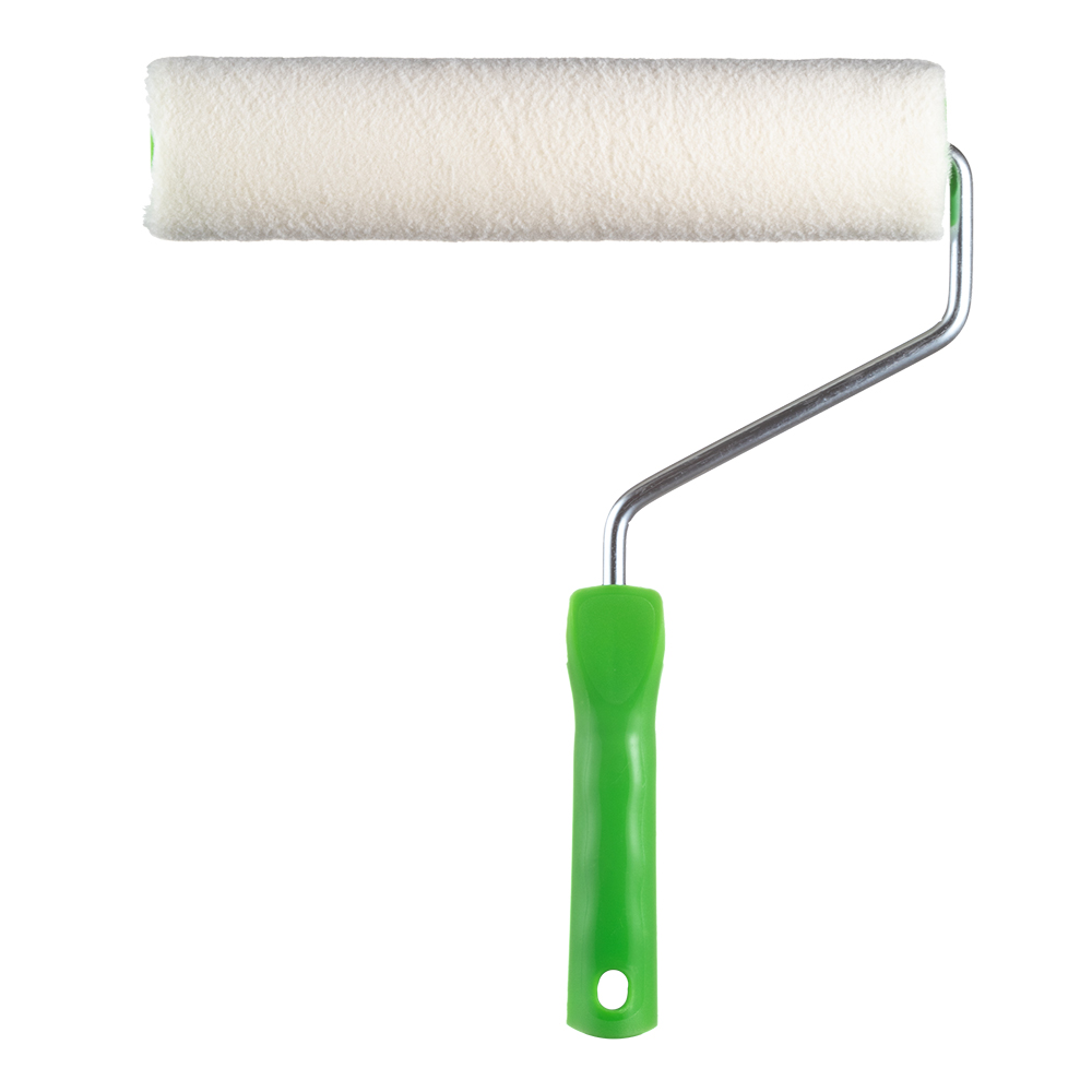 Валик велюр 250 мм стержень 8 мм d42 мм ворс 4 мм для алкидной основы с ручкой Wenzo Siena