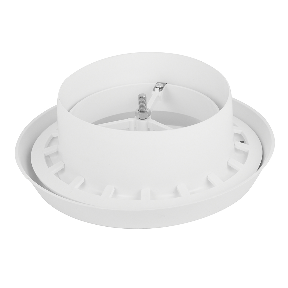 Анемостат приточно-вытяжной регулируемый Era с фланцем и стопорным кольцом d125 мм белый