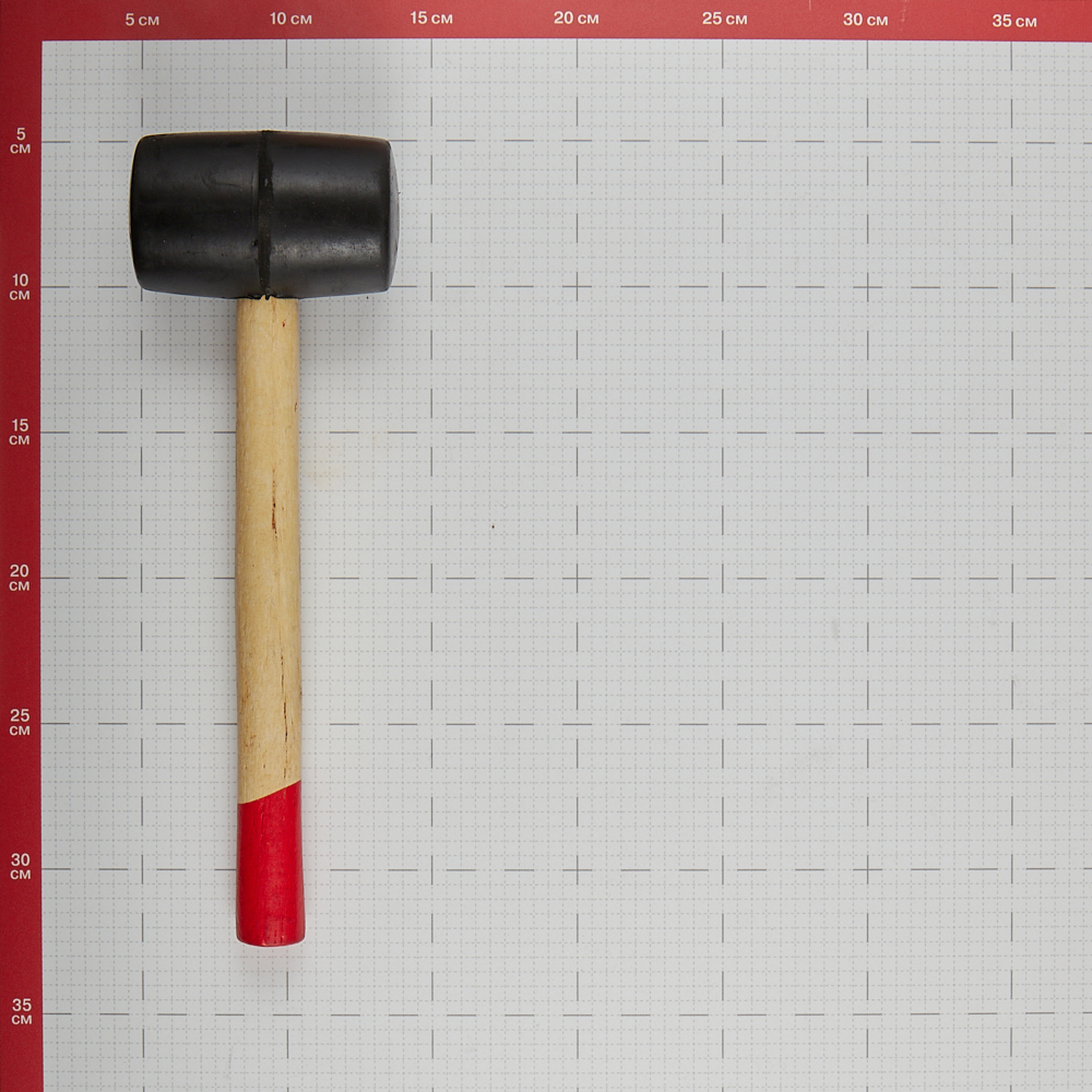 Киянка резиновая Hesler 400 г деревянная ручка
