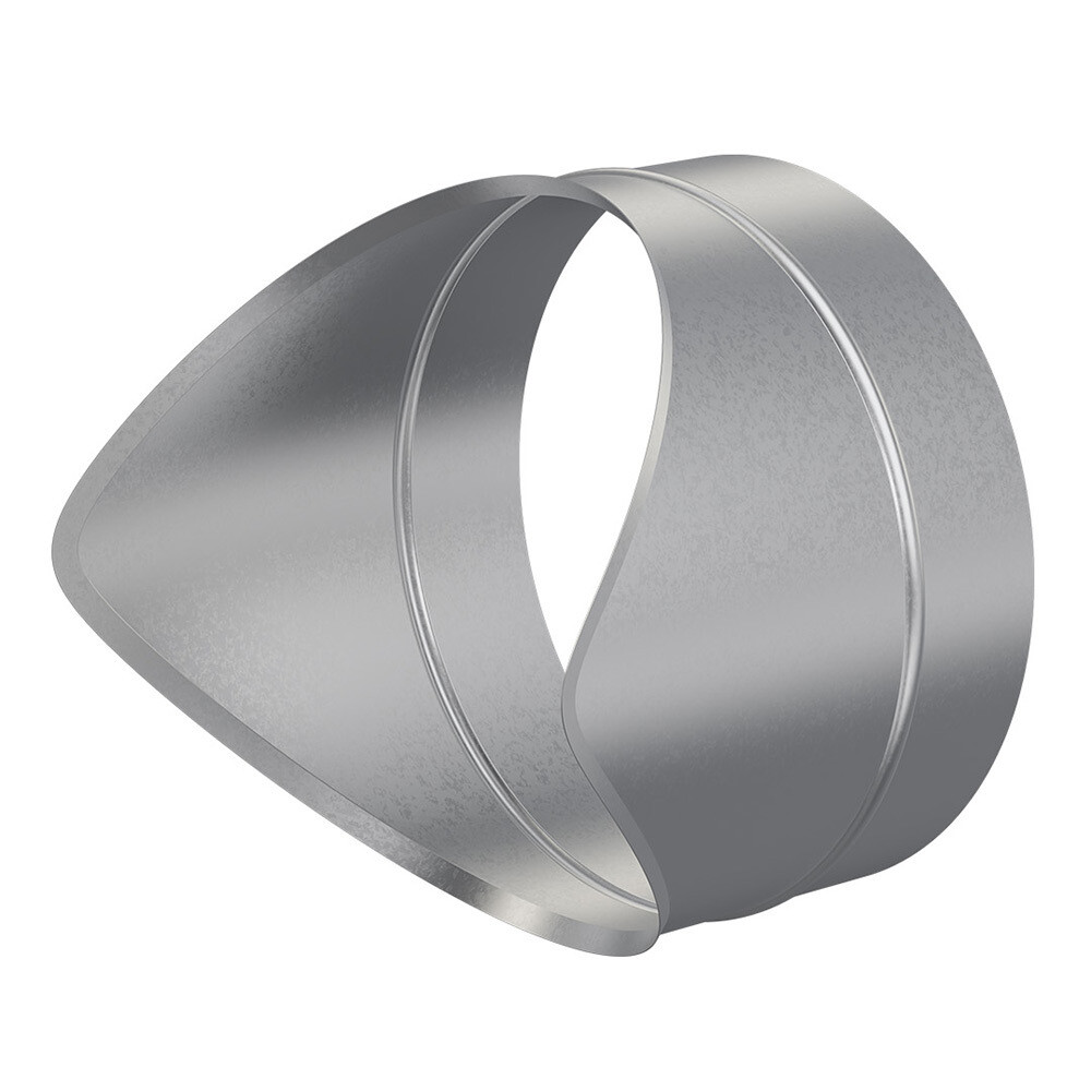 Врезка для круглых воздуховодов d250х250 мм оцинкованная