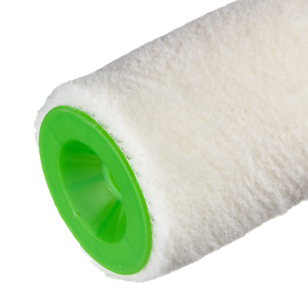 Валик велюр 180 мм стержень 8 мм d50 мм ворс 4 мм для алкидной основы с ручкой Wenzo Siena