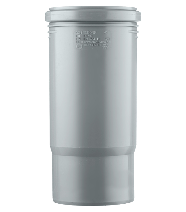 Патрубок компенсационный Ostendorf HTL d110 мм пластиковый для внутренней канализации (115800)