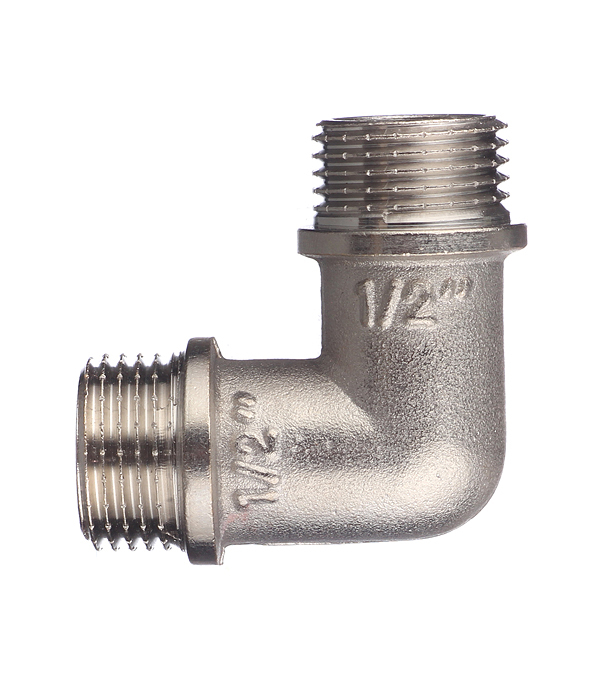 Угол Valtec 1/2 НР(ш) х 1/2 НР(ш) латунный (VTr.093.N.0004)