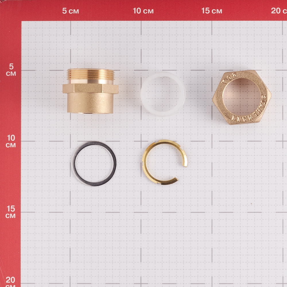 Муфта Stahlmann IWS EasyFix 20 мм х 3/4 ВР(г) для гофрированных труб