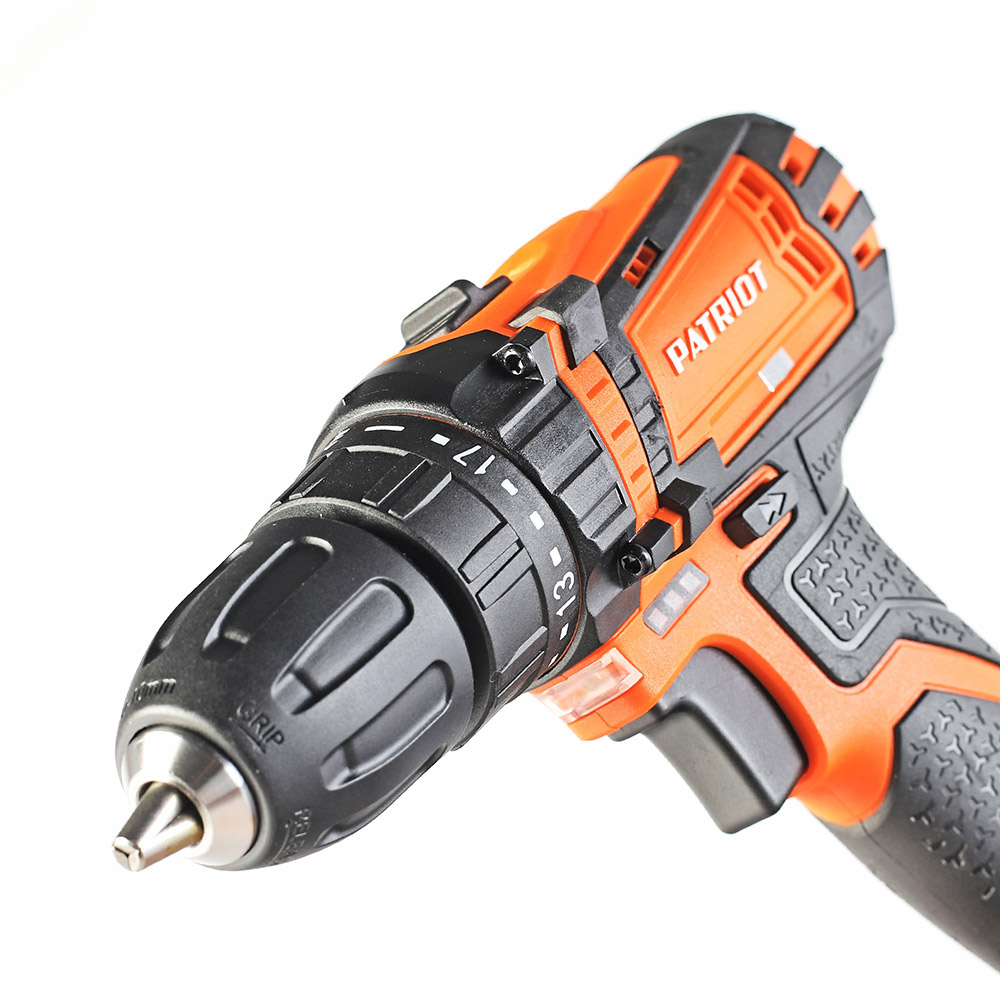 Дрель-шуруповерт аккумуляторная Patriot BR 181UES 18 В 2 Ач Li-Ion 2 АКБ и ЗУ (180201481)