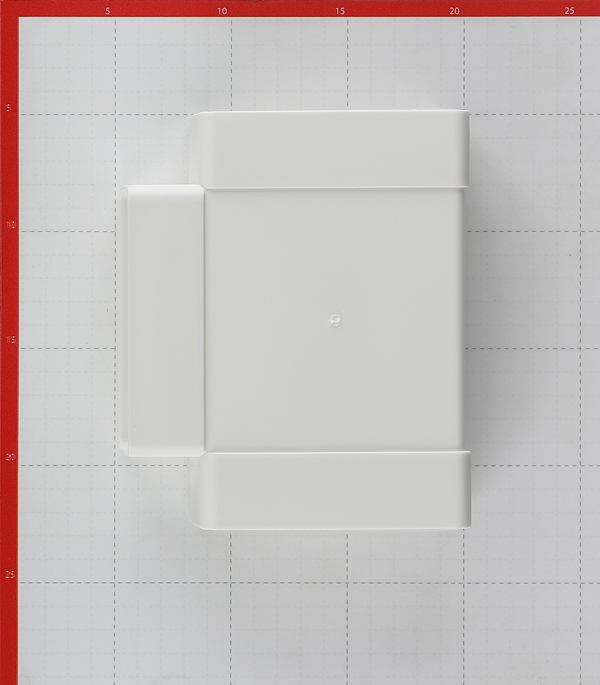 Тройник пластиковый для плоских воздуховодов 55х110 мм 90°