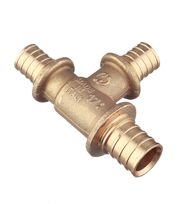 Тройник Stout 20 х 16 х 16 мм латунный (SFA-0014-201616)