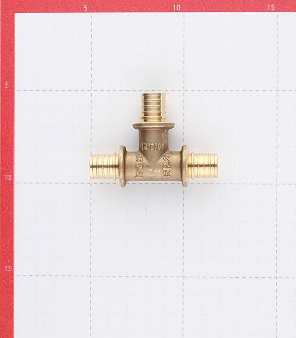 Тройник Stout 16 х 16 х 16 мм латунный (SFA-0013-000016)