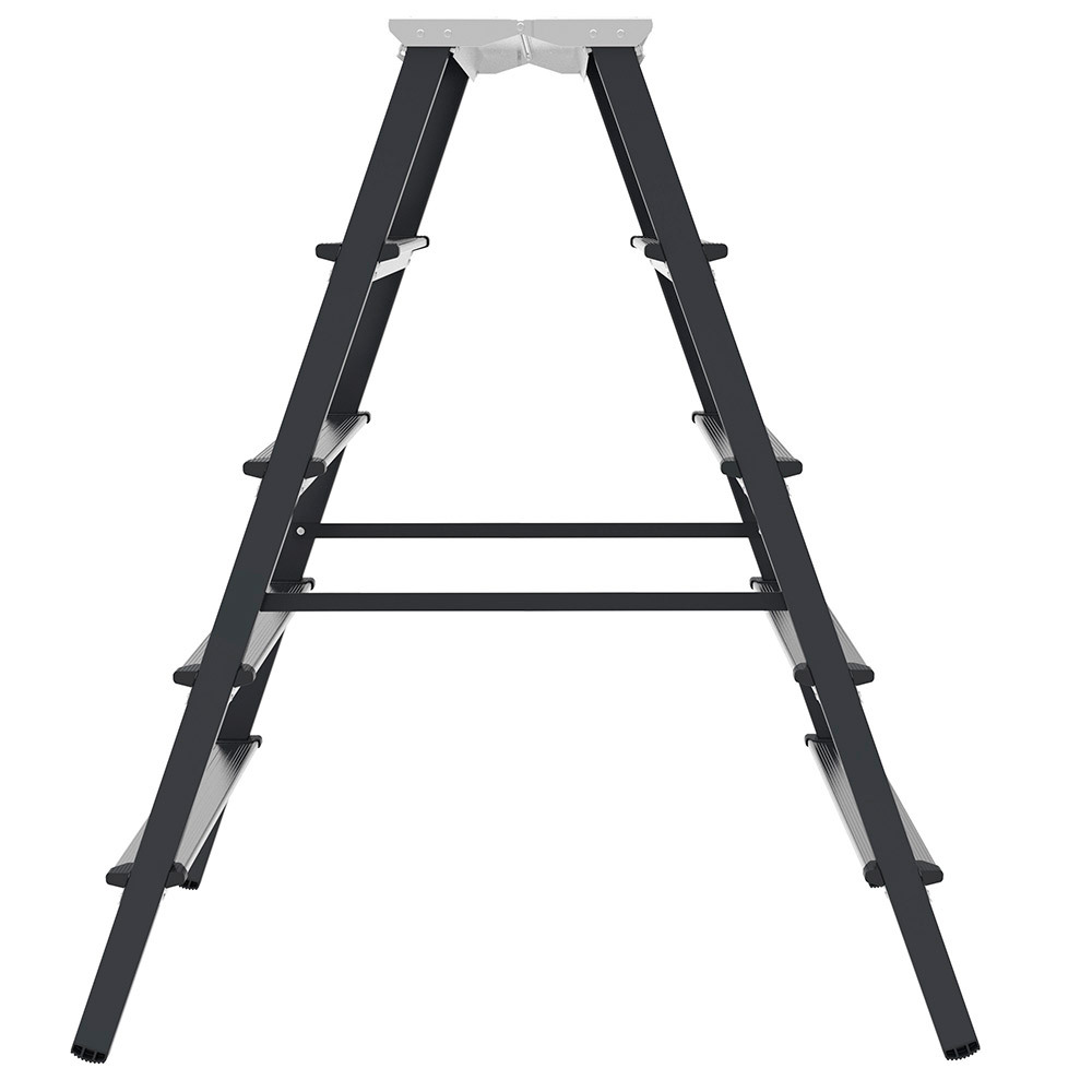 Стремянка алюминиевая 5 ступеней 80 мм двухсторонняя 1,10 м Новая высота