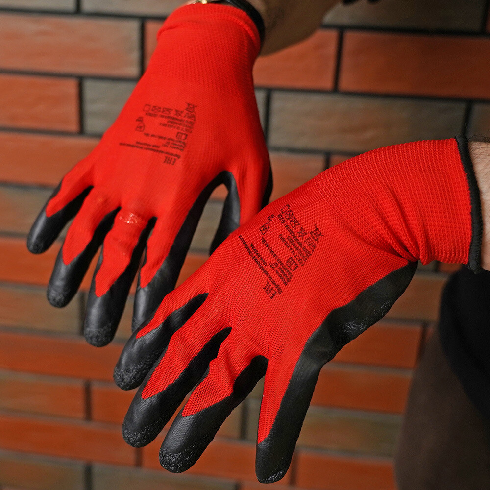 Перчатки нейлоновые с нитриловым обливом 10 (XL) (2136574/34/1421/4152)