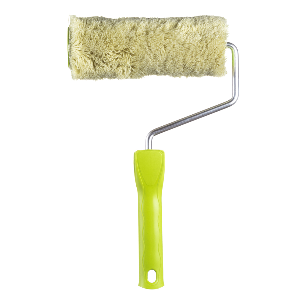 Валик полиакрил 180 мм стержень 8 мм d48 мм ворс 18 мм для водной основы с ручкой Wenzo Roma