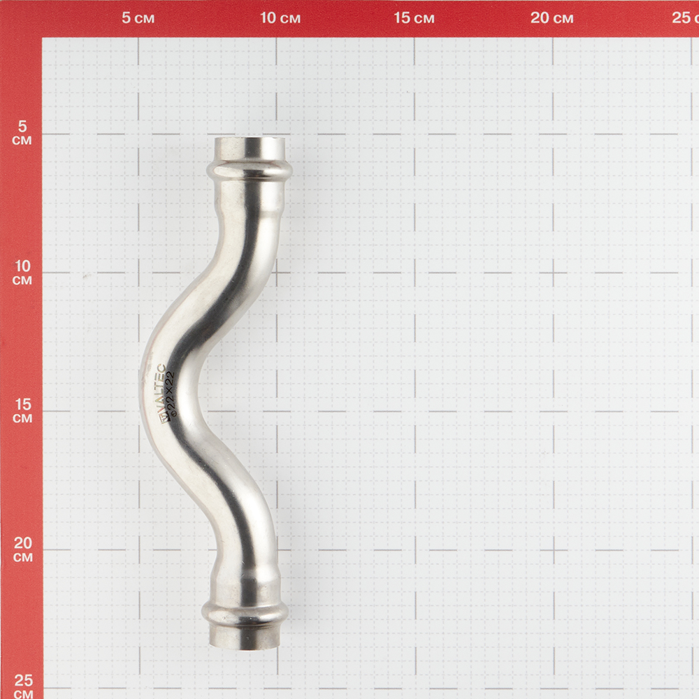 Обвод Valtec (VTi.971.I.002222) 22х22 мм ВВ нержавеющая сталь