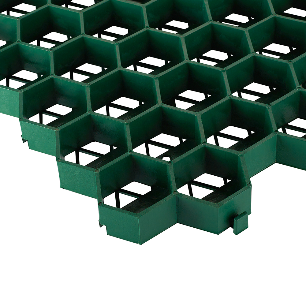 Решетка газонная пластиковая Gidrolica Eco Standart зеленая C250 700х400х32,8 мм