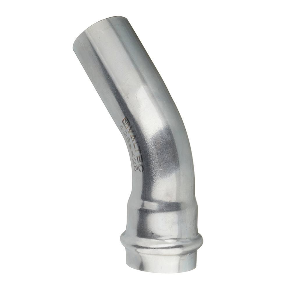 Угол VALTEC (VTi.958.I.002828) 45° 28 мм ВН нержавеющая сталь