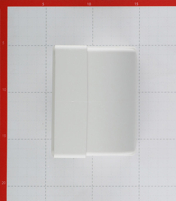 Колено вертикальное пластиковое для плоских воздуховодов 55х110 мм 90°