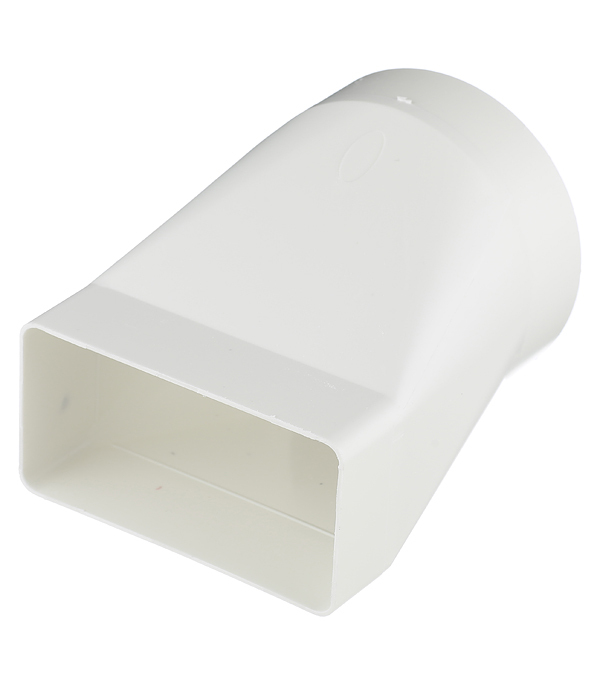 Соединитель эксцентриковый пластиковый для плоских воздуховодов 55х110 мм с круглыми d100 мм