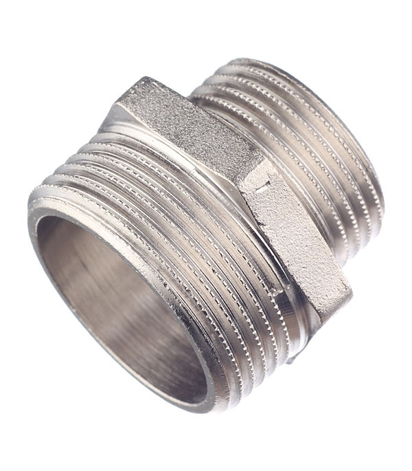 Ниппель переходной Stout 1 1/4 НР(ш) х 1 НР(ш) латунный (SFT-0004-001141)