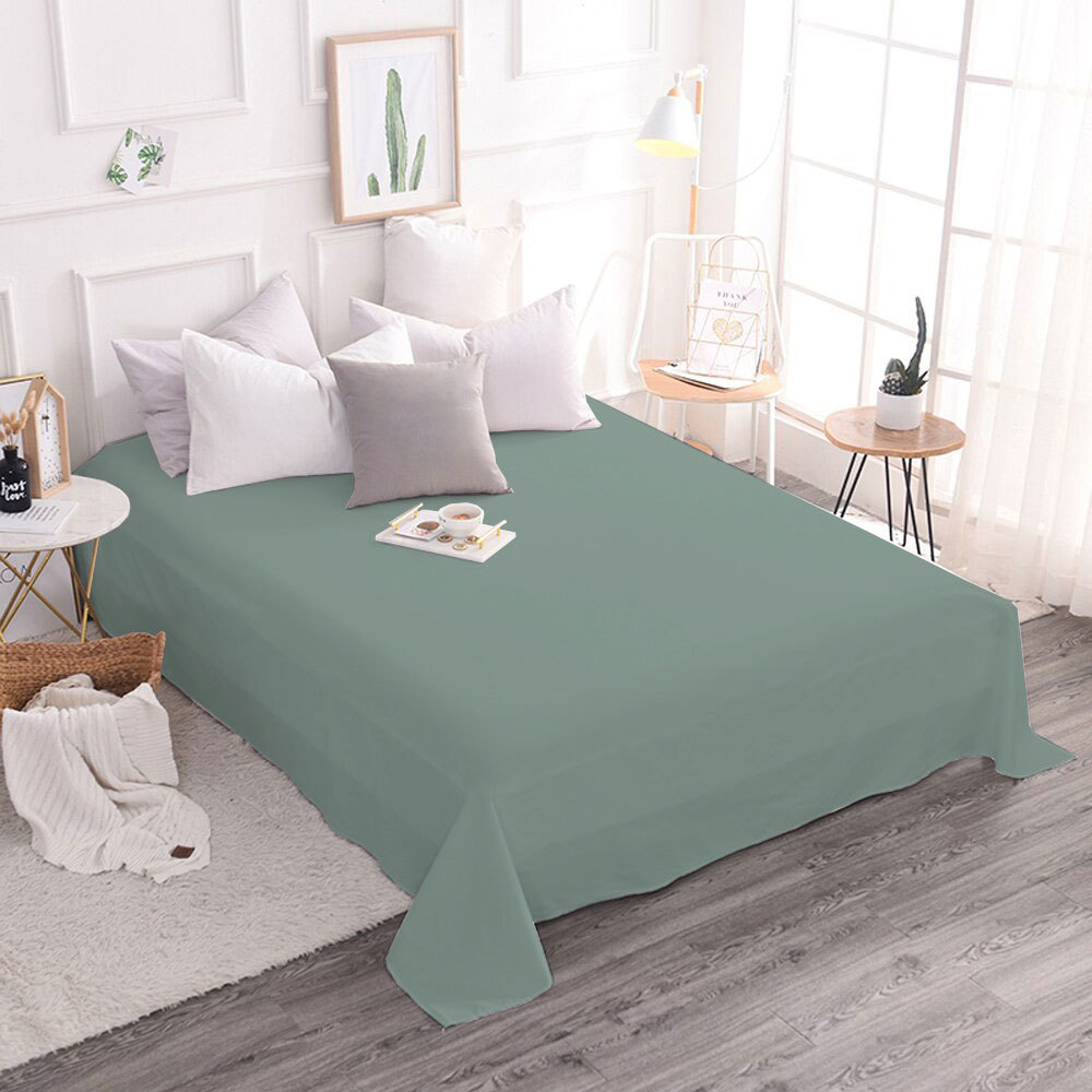 Простыня 240х260 см тенсель зеленая Mona Liza Green