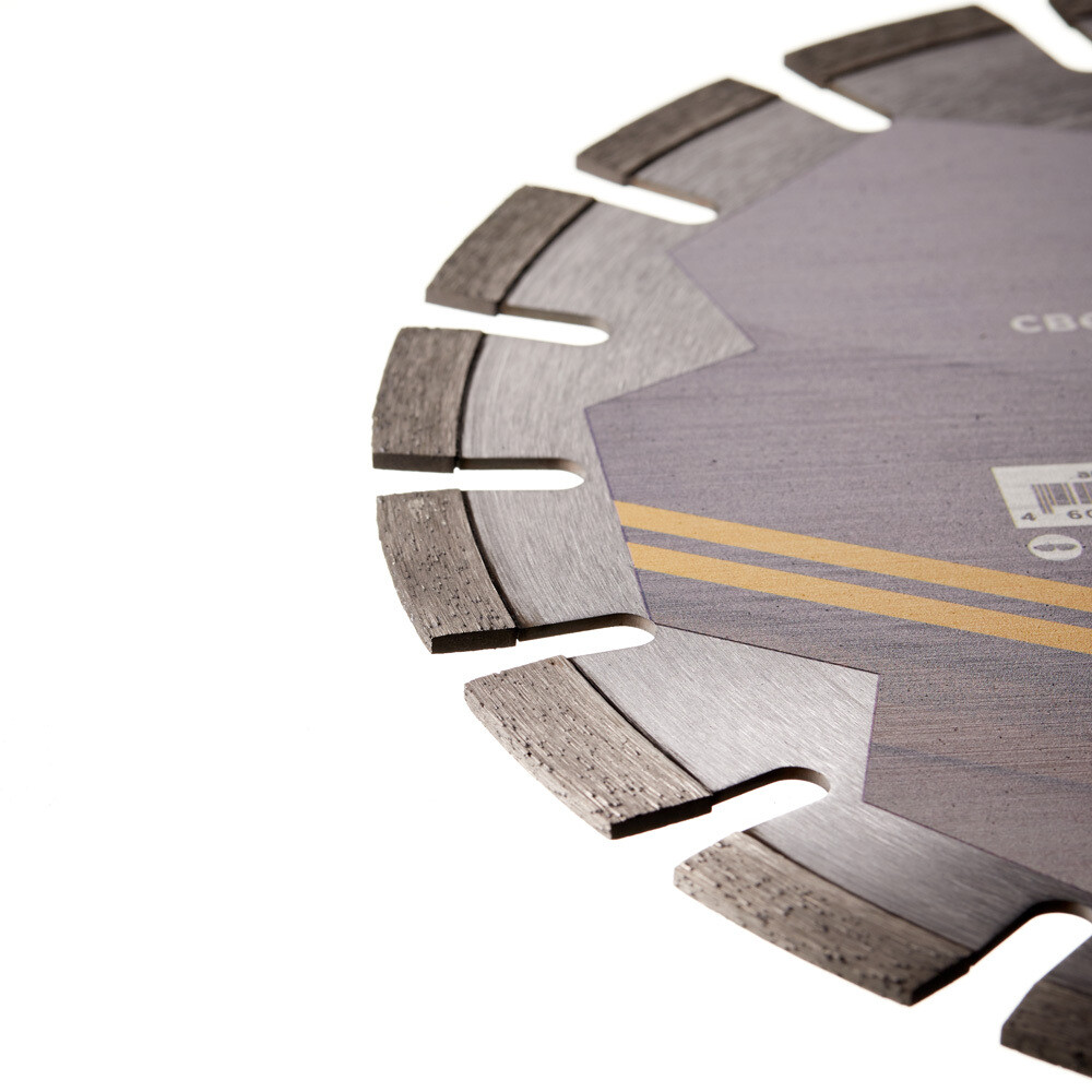 Диск алмазный по асфальту Kronger Asphalt 350x25,4x3,5 мм сегментный мокрый/сухой рез (A200350)