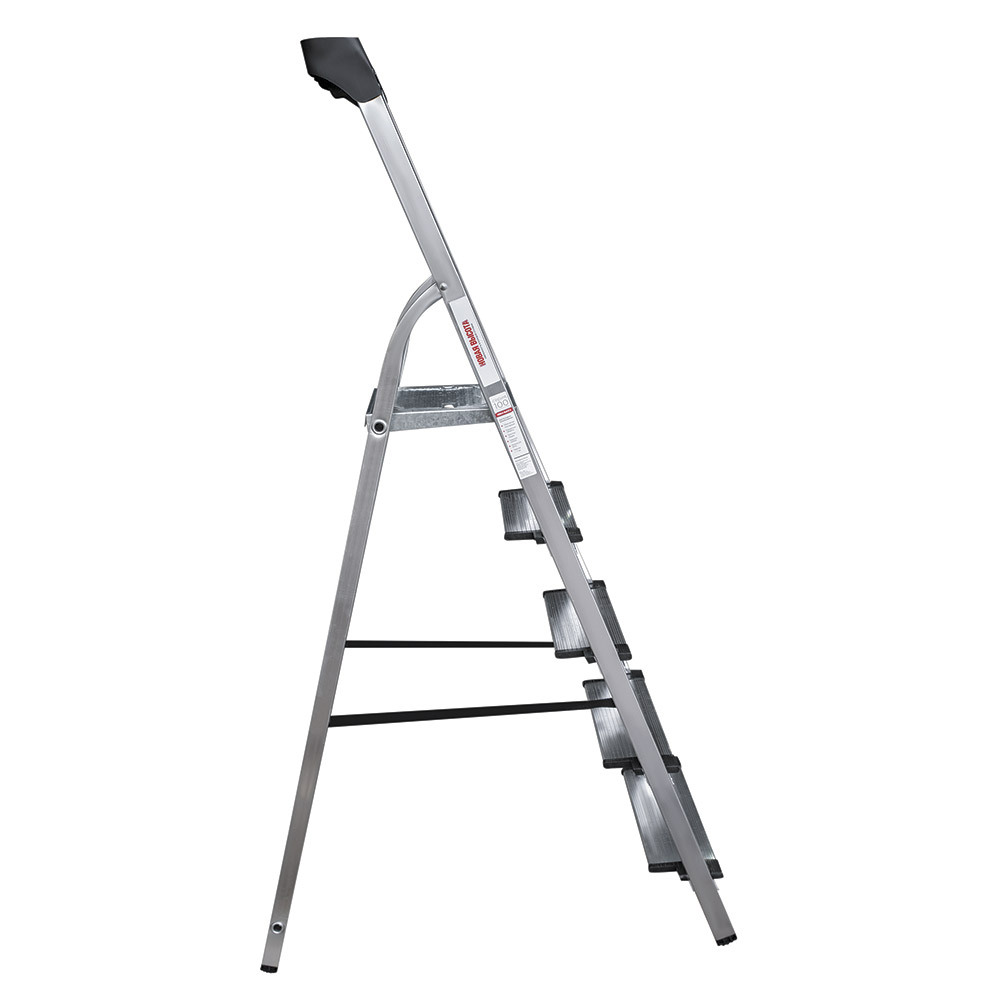 Стремянка алюминиевая 5 ступеней 130 мм с лотком органайзером 1,03 м Новая высота