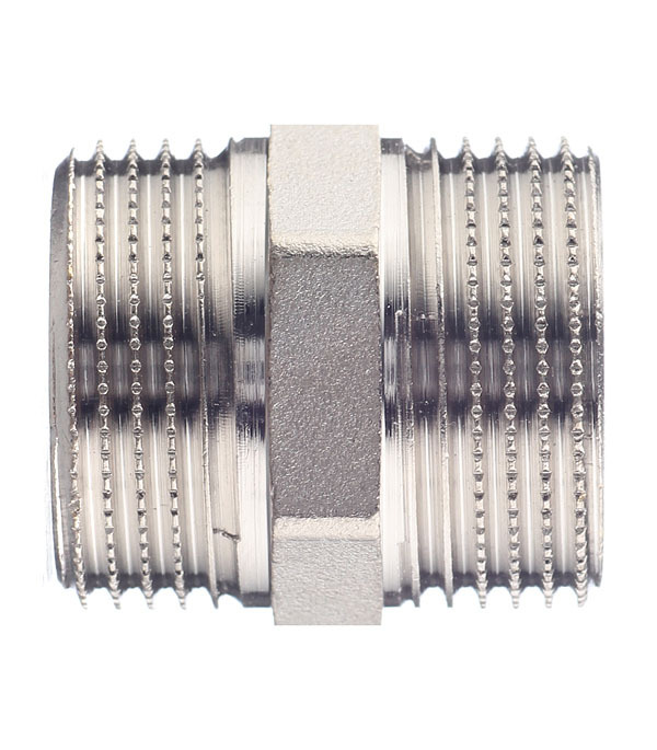 Ниппель Stout 3/4 НР(ш) х 3/4 НР(ш) латунный (SFT-0004-003434)