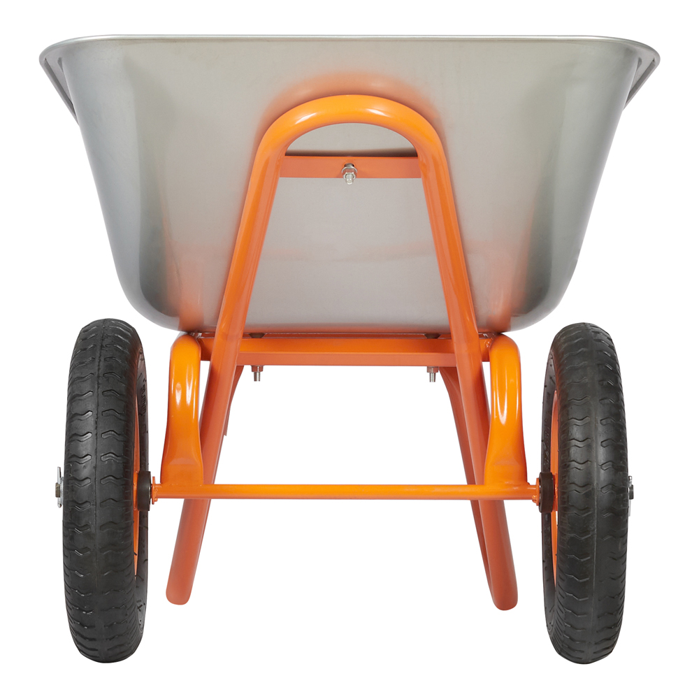 Тачка садово-строительная двухколесная Строймаш 90 л 250 кг (17033/17010)