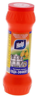 Чистящий порошок Help Сода эффект Пемоксоль лимон 400 г