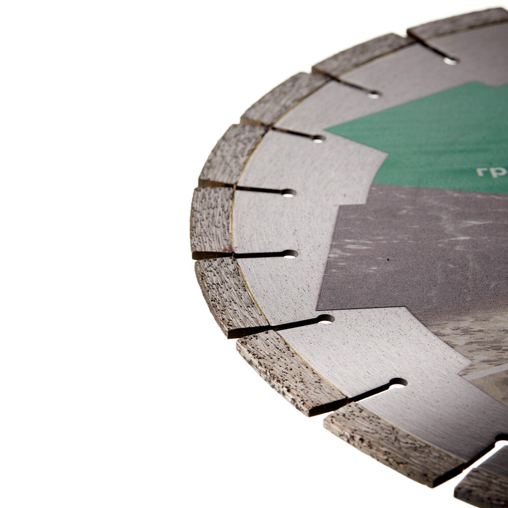 Диск алмазный по граниту Kronger Stone 350x25,4x3,8 мм сегментный мокрый/сухой рез (S200350)