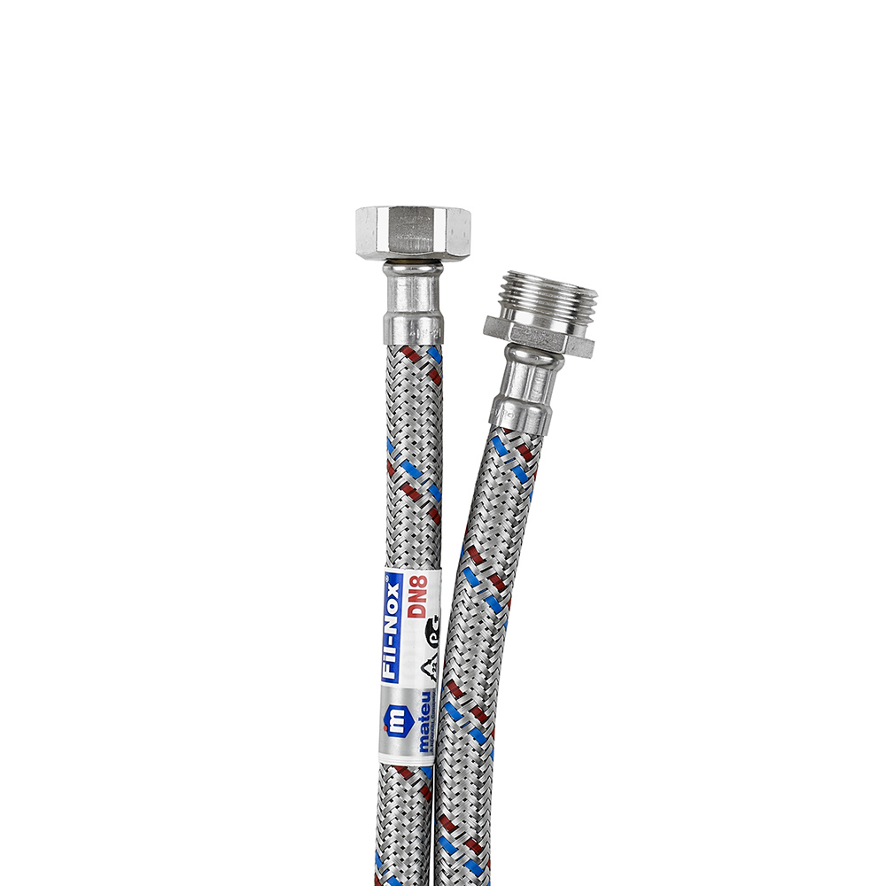 Подводка гибкая для воды Mateu 1/2 ВР(г) х 1/2 НР(ш) 80 см (701080001/THP/678558)