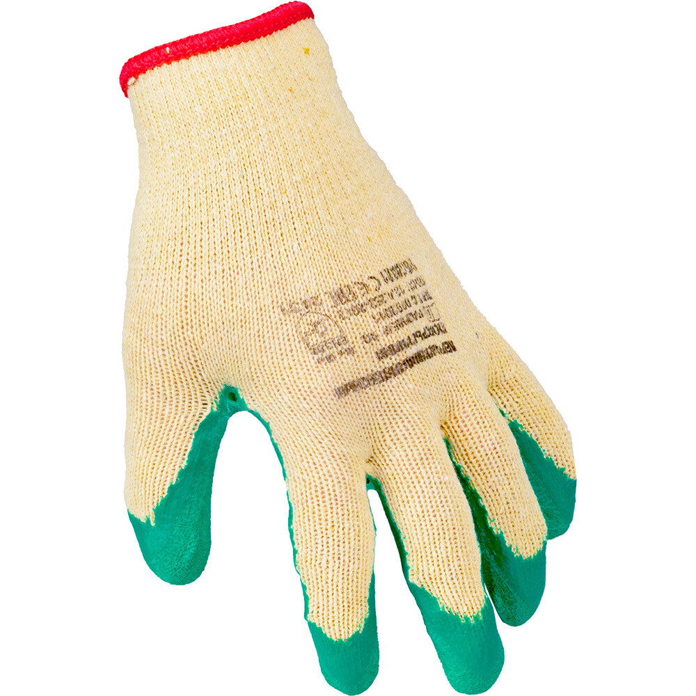 Перчатки х/б с латексным обливом 10 (XL)