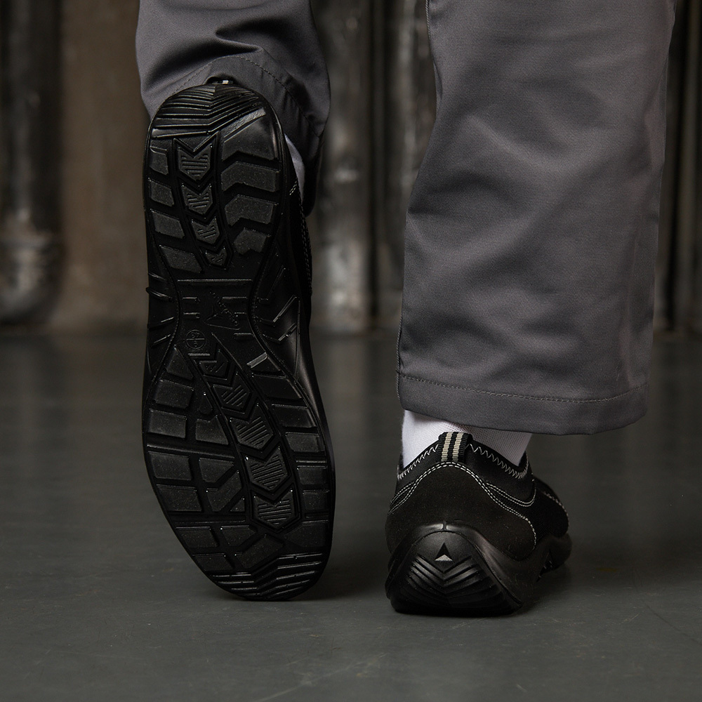 Полуботинки рабочие хлопок/полиэстер с защитным подноском и стелькой размер 44 черные Delta Plus Miami (MIAMISPNO44)