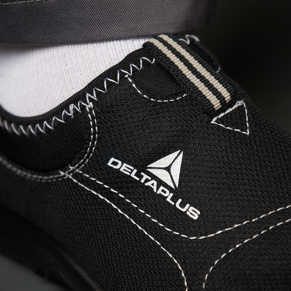 Полуботинки рабочие хлопок/полиэстер с защитным подноском и стелькой размер 44 черные Delta Plus Miami (MIAMISPNO44)