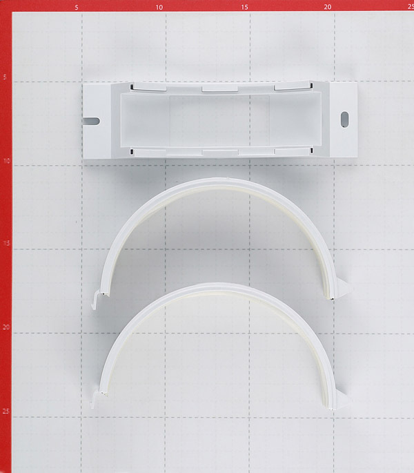 Держатель для круглых воздуховодов Era с уплотнителем пластиковый d125 мм