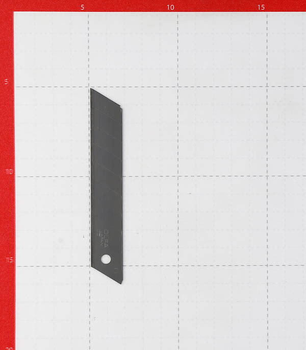 Лезвие для ножа Olfa 18 мм прямое (10 шт.)