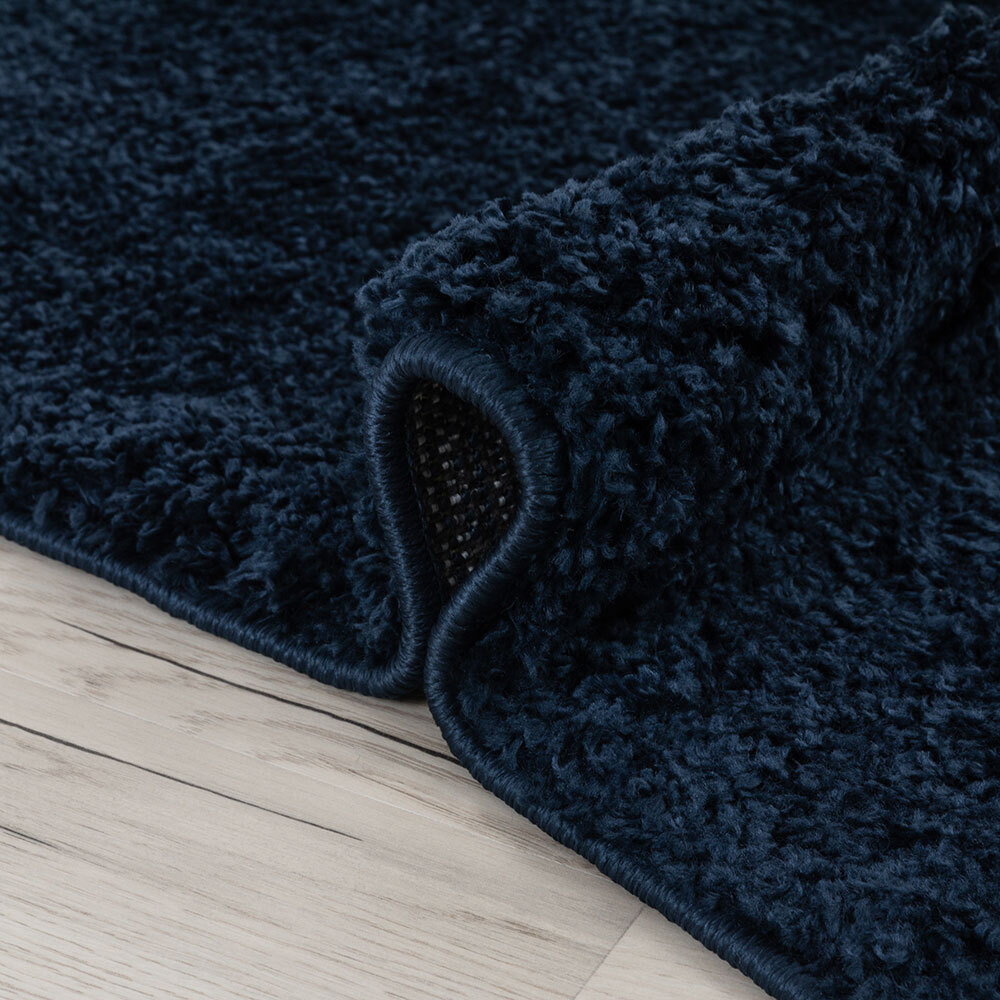 Ковер 1х2 м прямоугольный Dino темно-синий