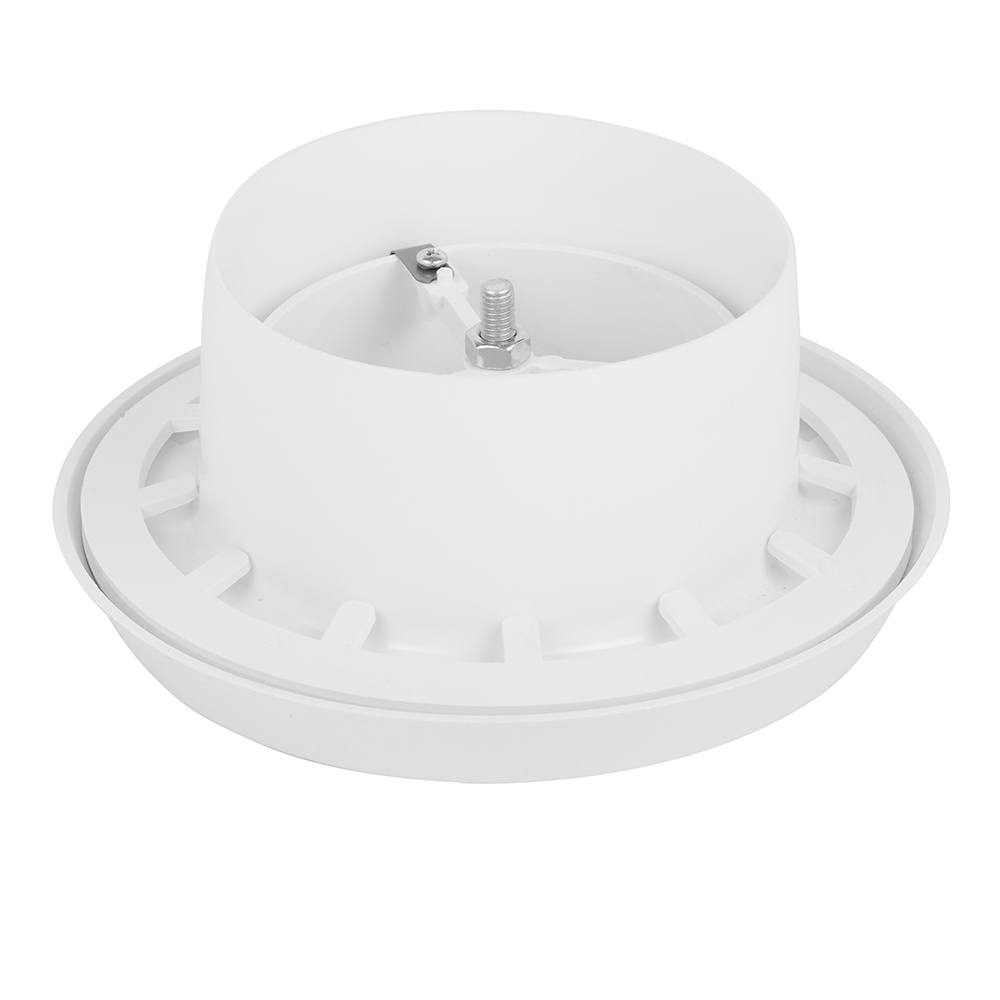 Анемостат приточно-вытяжной регулируемый Era с фланцем и стопорным кольцом d100 мм белый