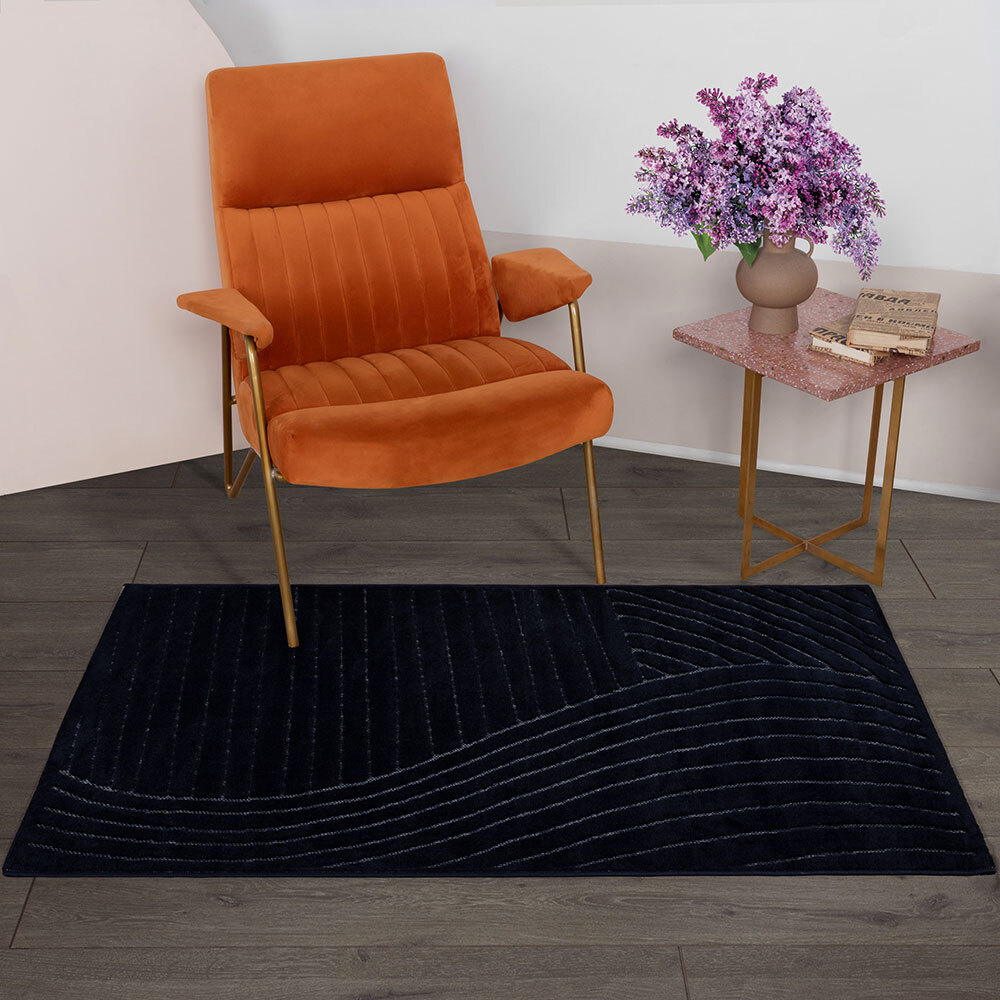 Ковер 2х3 м прямоугольный Soft синий