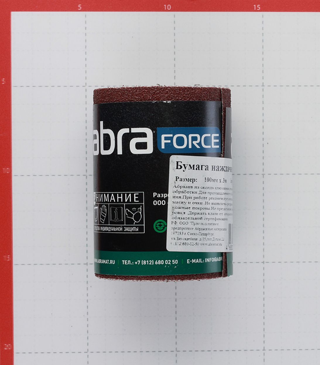 Наждачная бумага Abraforce 100 мм 3 м Р40
