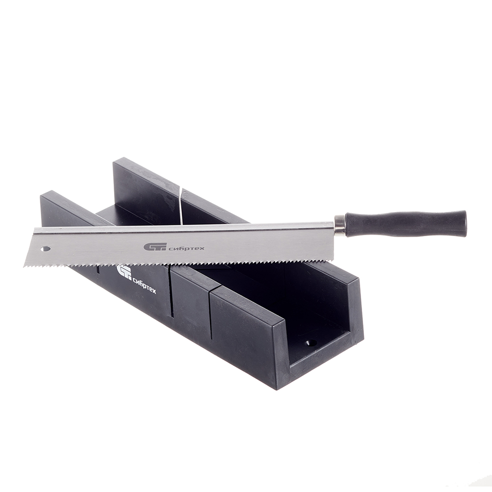 Стусло Сибртех (222307) пластиковое с пилой 300х60 мм