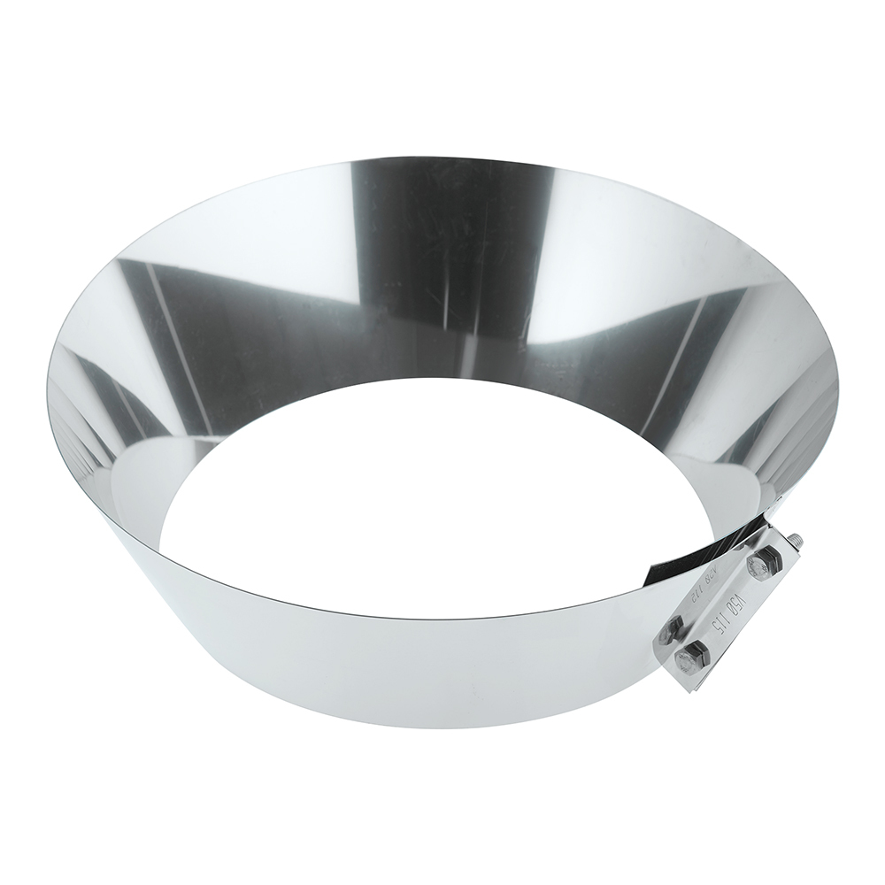 Юбка для дымохода Вулкан d115х215 мм для дымоходов Вулкан V50R AISI 304