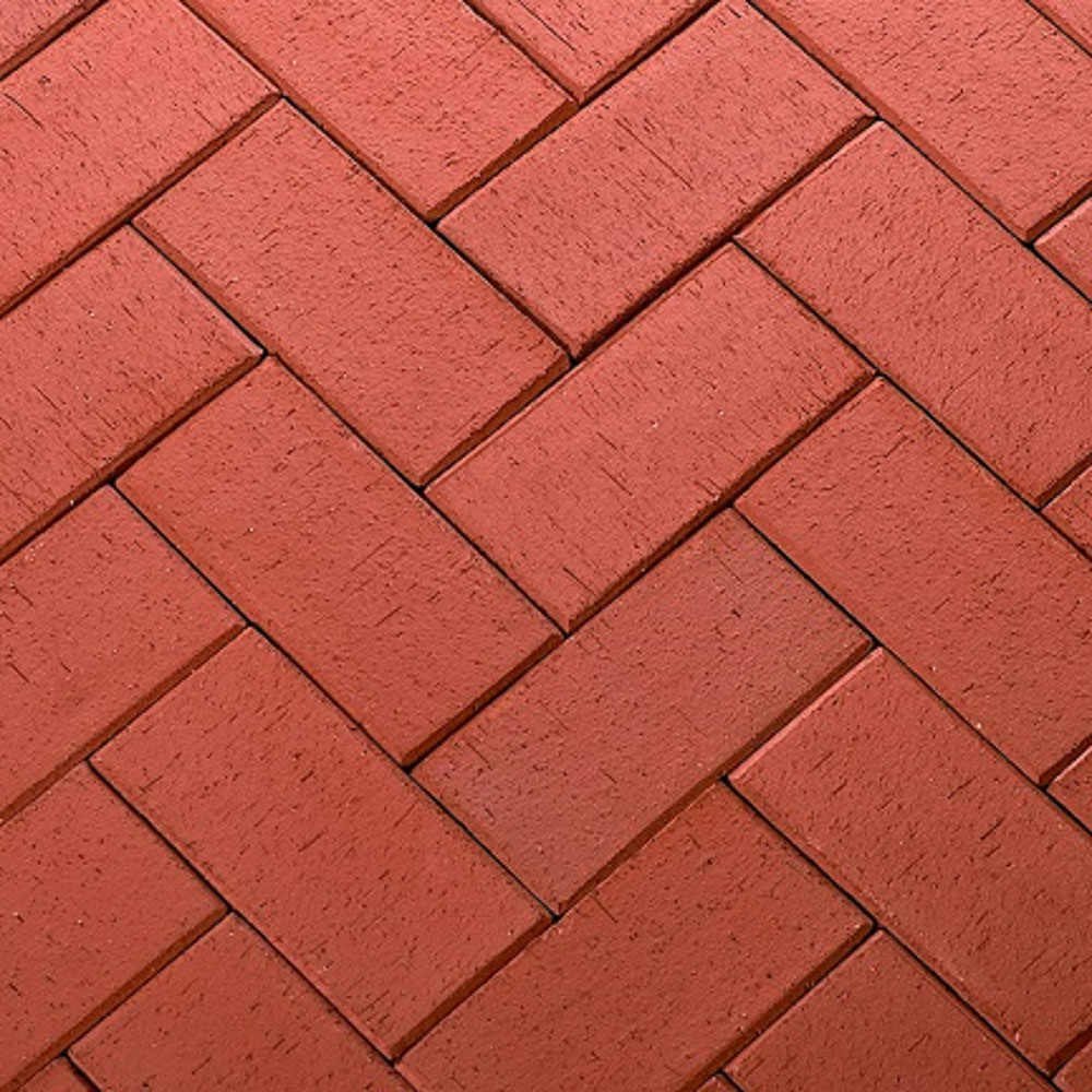 Плитка тротуарная клинкерная Лондон 200х100х50 мм красная