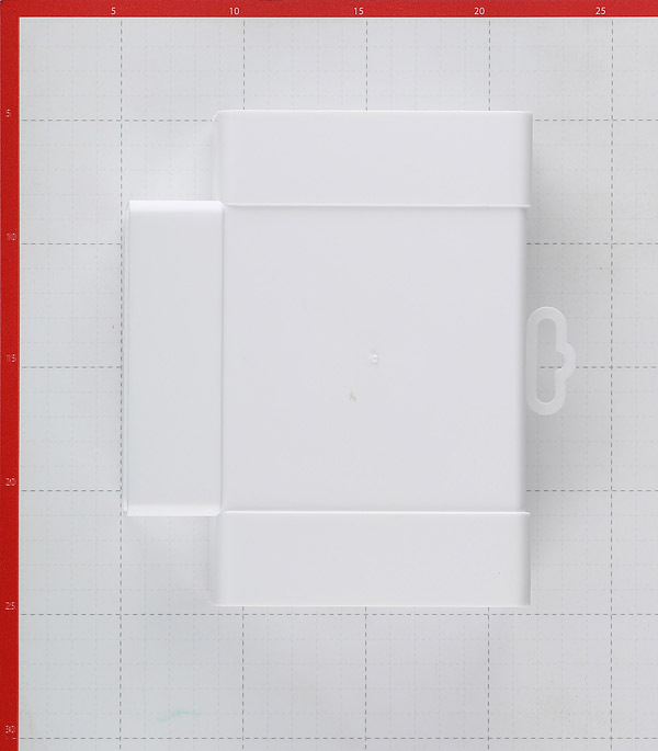 Тройник пластиковый для плоских воздуховодов 60х120 мм 90°