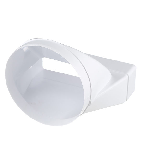 Соединитель эксцентриковый пластиковый для плоских воздуховодов 60х204 мм с круглыми d160 мм