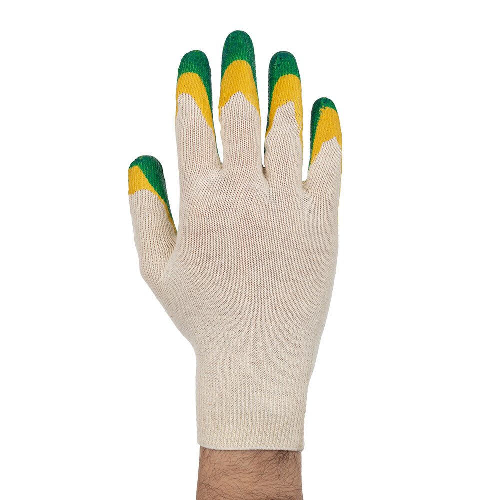 Перчатки х/б с двойным латексным обливом 8 (М)