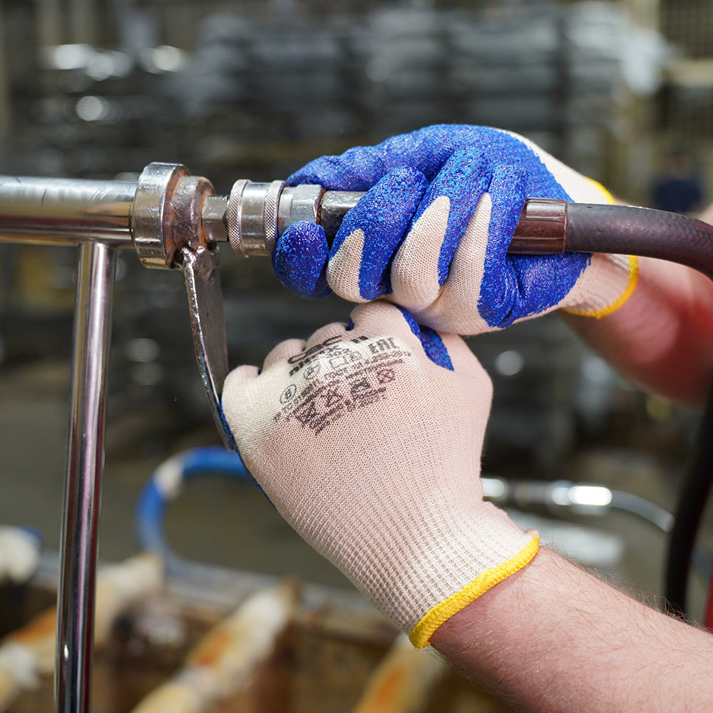 Перчатки х/б маслобензостойкие вспененный нитрильный латекс СВС Нитрикс 2 8 (М) (42-302)