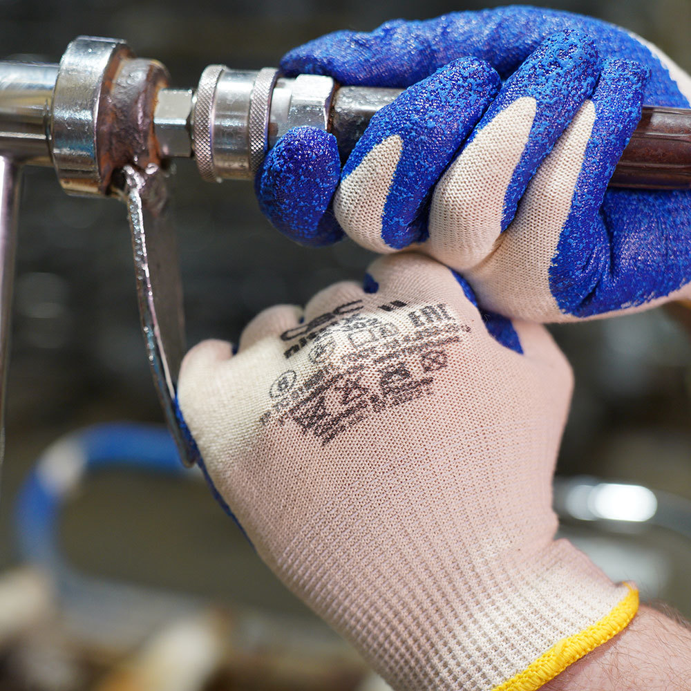 Перчатки х/б маслобензостойкие вспененный нитрильный латекс СВС Нитрикс 2 8 (М) (42-302)