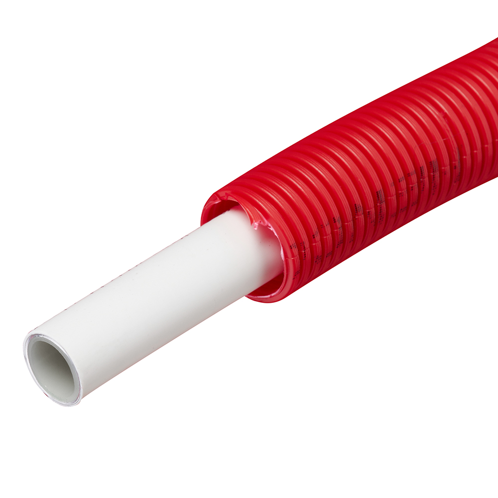 Труба металлопластиковая Henco (100-016MR) 16 мм красная Standard (100 м)