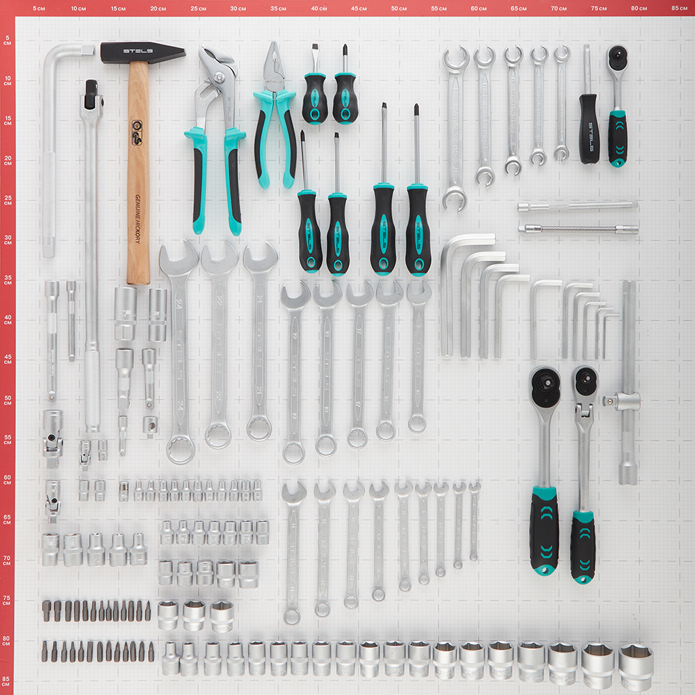 Набор инструментов универсальный Stels (14107) (142 шт.)