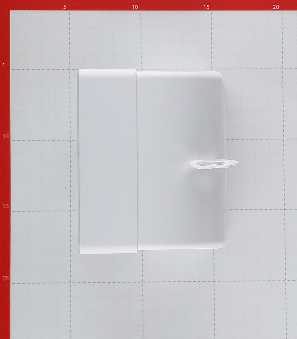 Колено вертикальное пластиковое для плоских воздуховодов 60х120 мм 90°